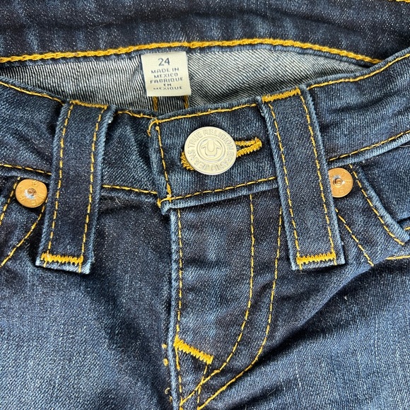 True Religion Low Rise Straight Leg Jeans - Picture 6 of 7
